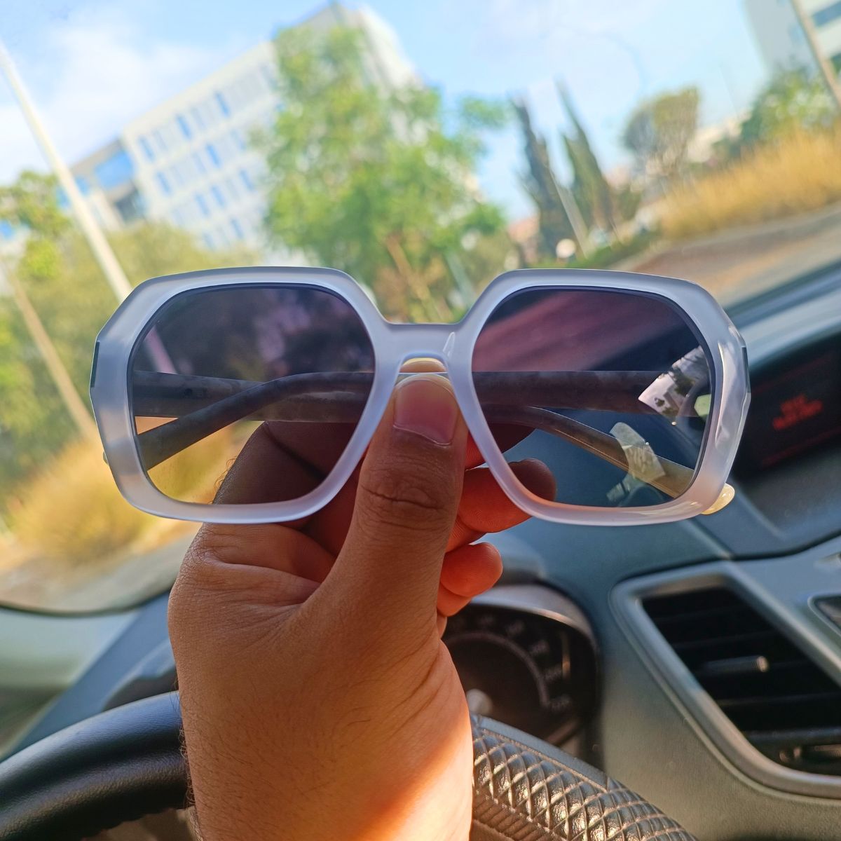 SOLAIRE : BVLGARI MB1288 CRYSTAL/CREAM ( Polarisé )