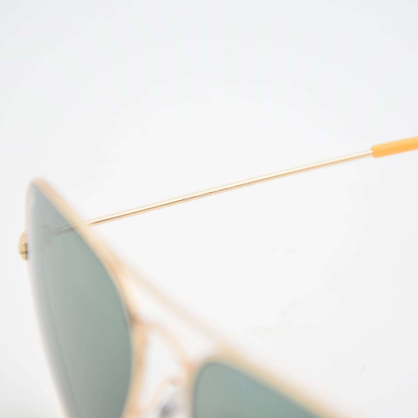 SOLAIRE :RAYBAN AVIATOR RB3025 GOLD/VERT