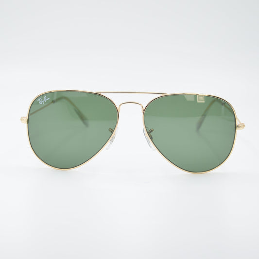 SOLAIRE :RAY-BAN RB3025 AVIATOR LARGE METAL CL0205