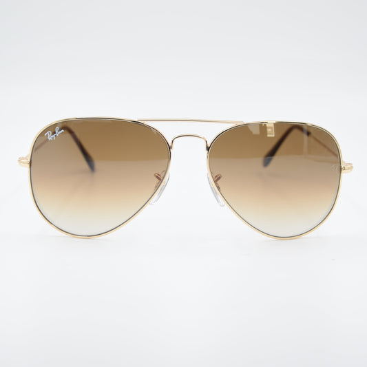 SOLAIRE :RAY-BAN RB3025 AVIATOR LARGE METAL C00151