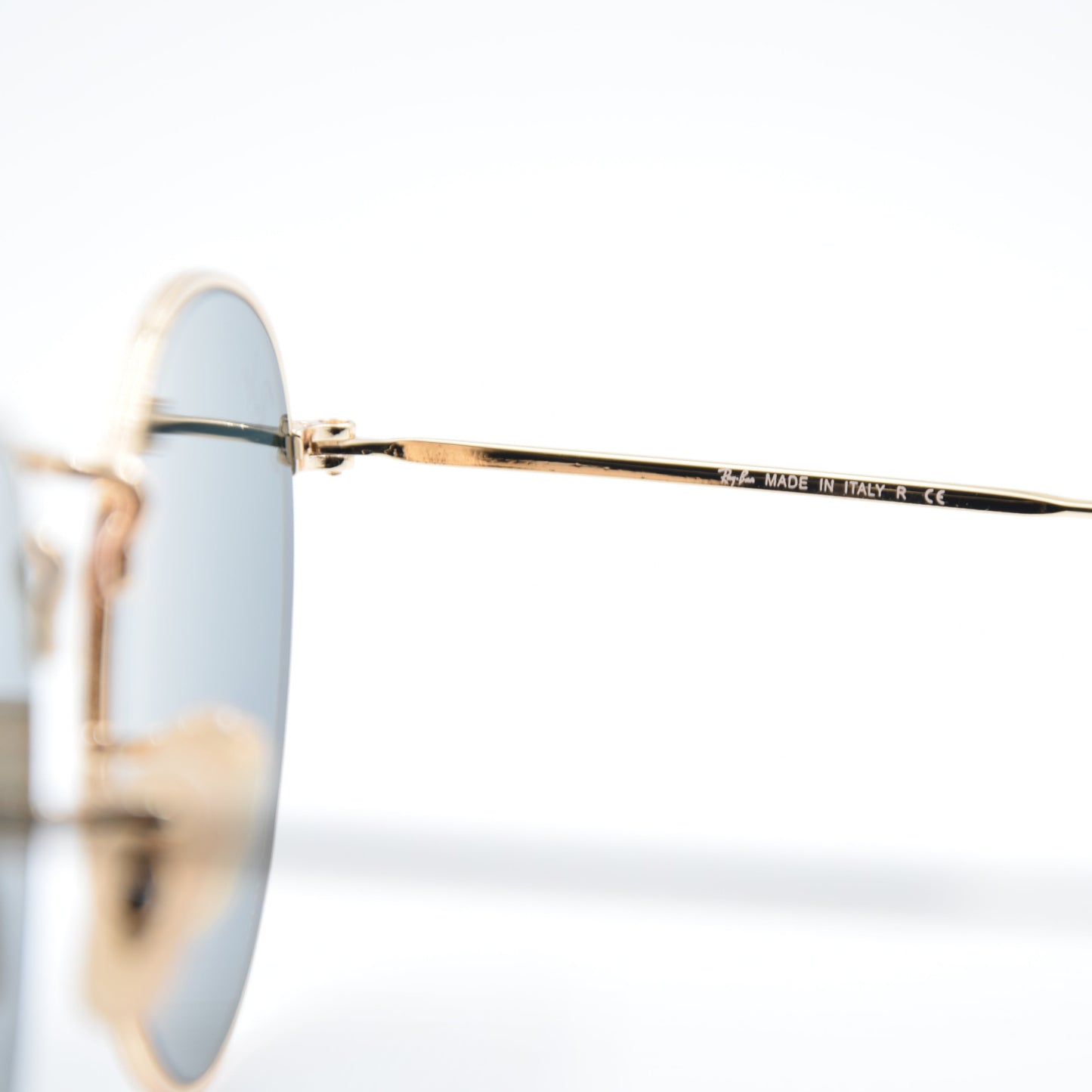 SOLAIRE :RAY-BAN RB3447 ROUND METAL 001/62