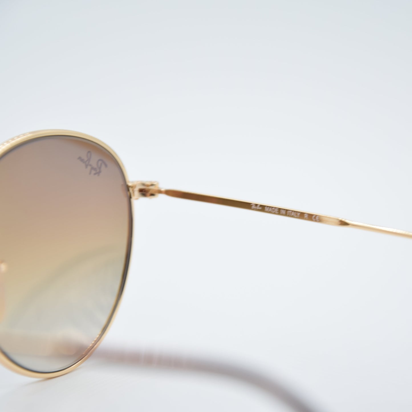 SOLAIRE :RAY-BAN RB3447 ROUND METAL 001/51