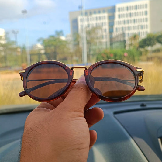 SOLAIRE :FRED FG40004U MARRON/HAVANE