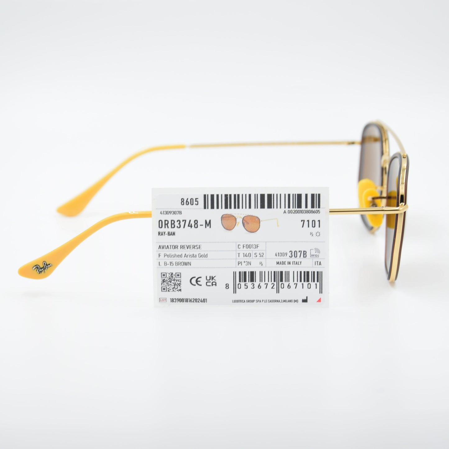 SOLAIRE :RAY-BAN RB3748-M FERRARI F034/33