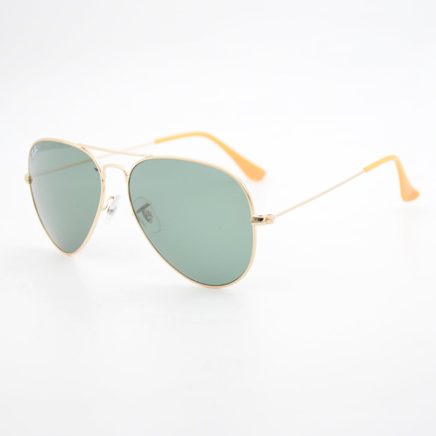 SOLAIRE :RAYBAN AVIATOR RB3025 GOLD/VERT
