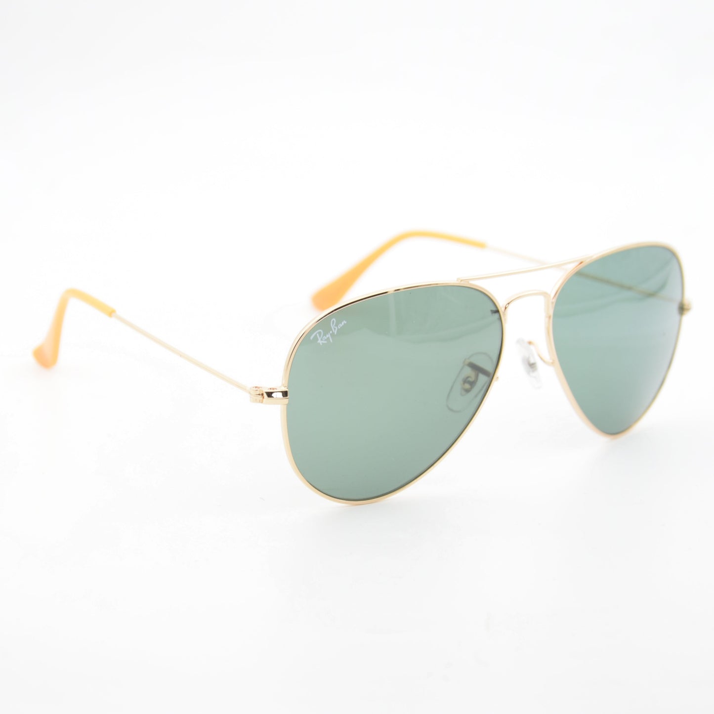 SOLAIRE :RAYBAN AVIATOR RB3025 GOLD/VERT