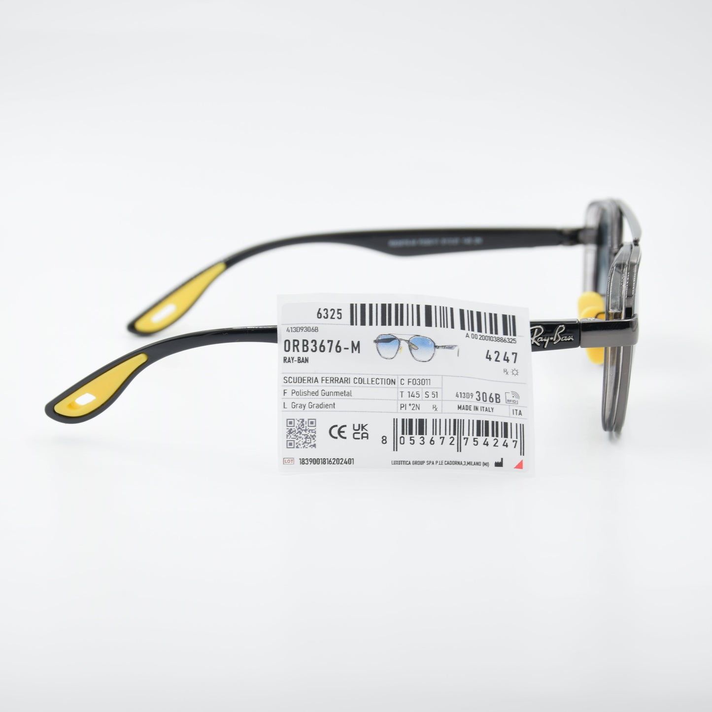 SOLAIRE :RAY-BAN RB3676-M FERRARI F030/11