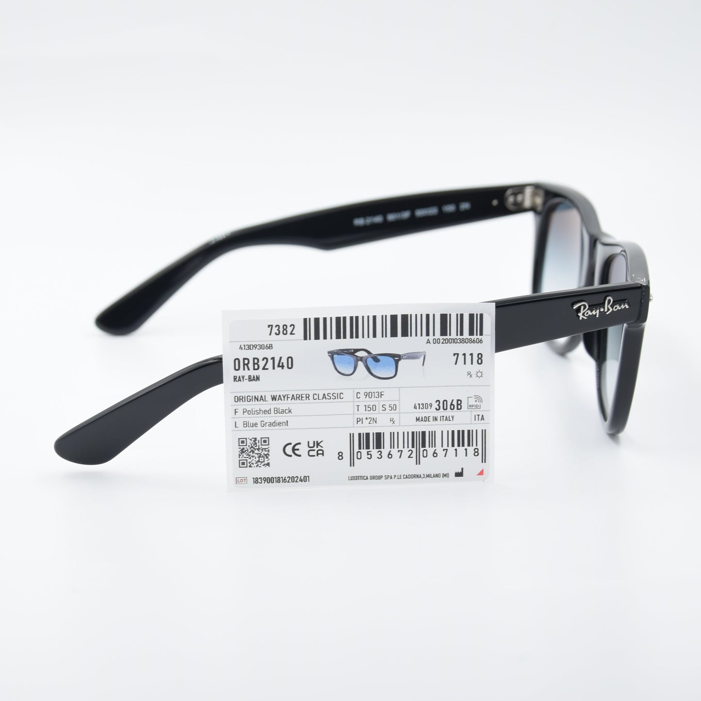 SOLAIRE :RAY-BAN WAYFARER RB2140 901/3F