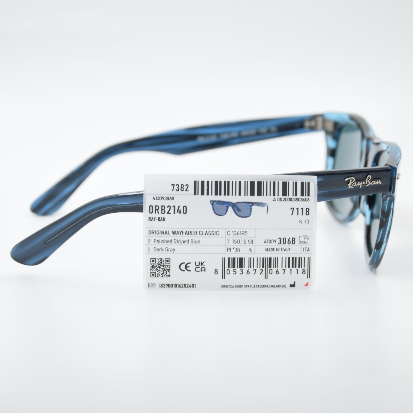 SOLAIRE :RAY-BAN WAYFARER RB2140 1361/R5