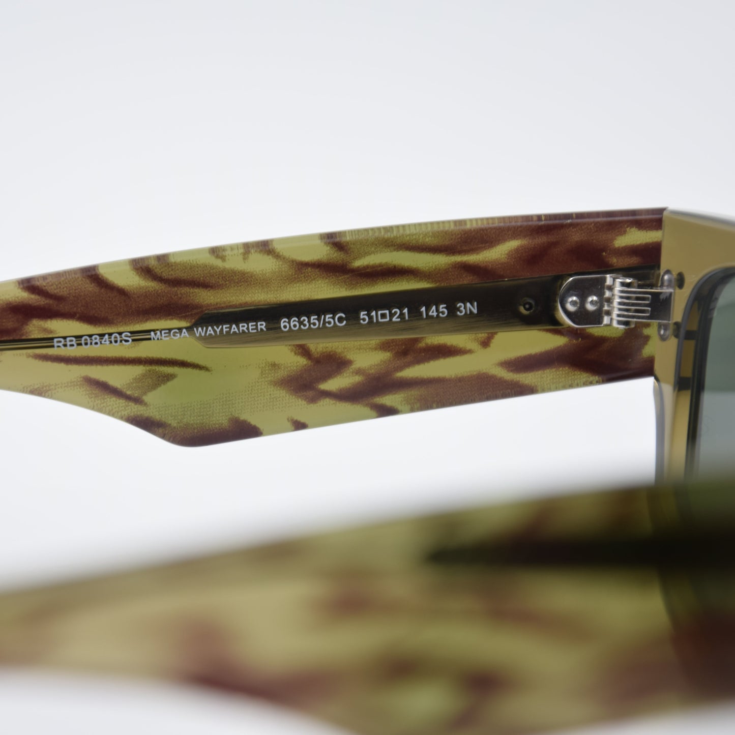 SOLAIRE :RAY-BAN RB0840S MEGA WAYFARER 6635/5C