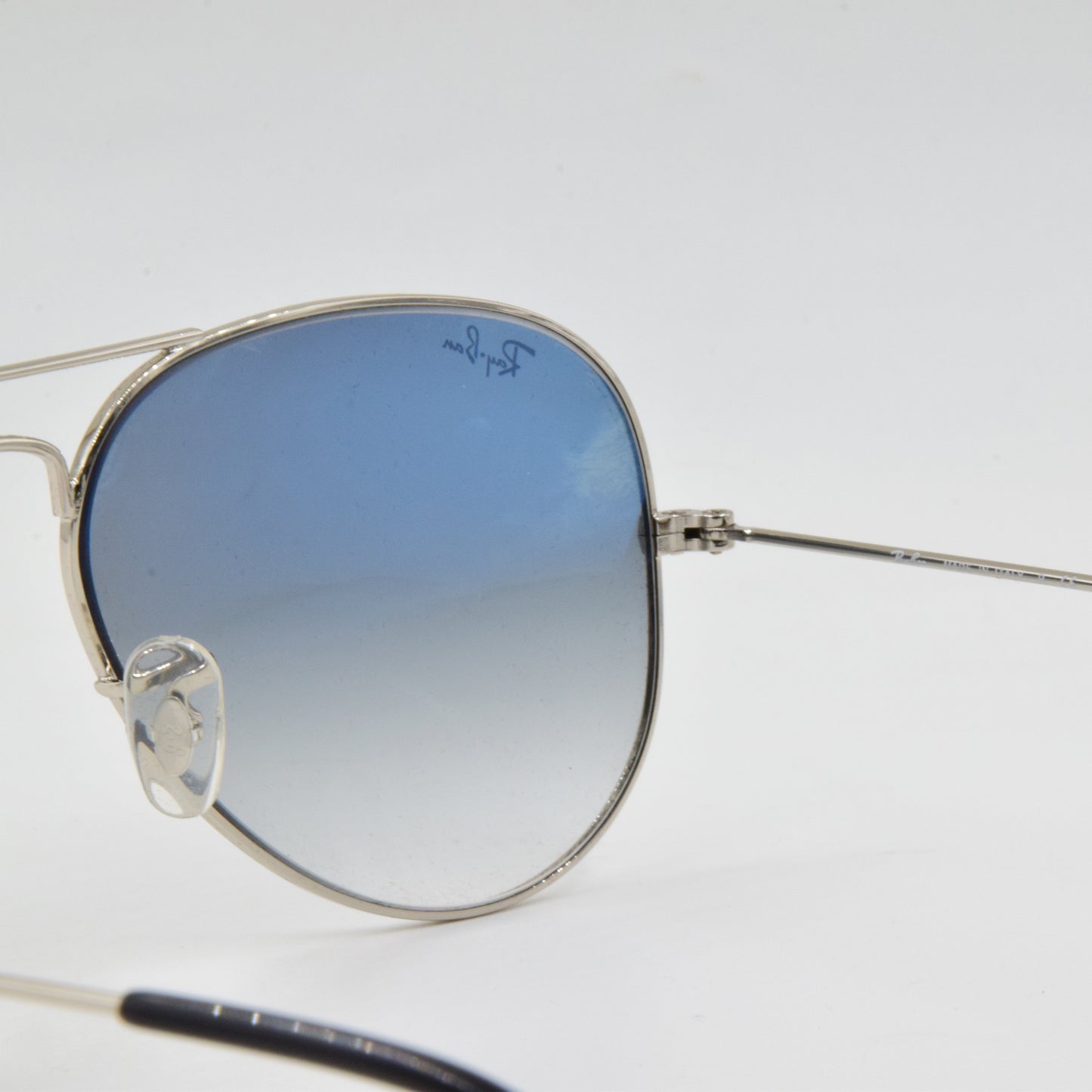 RB3025 AVIATOR LARGE METAL BLEU