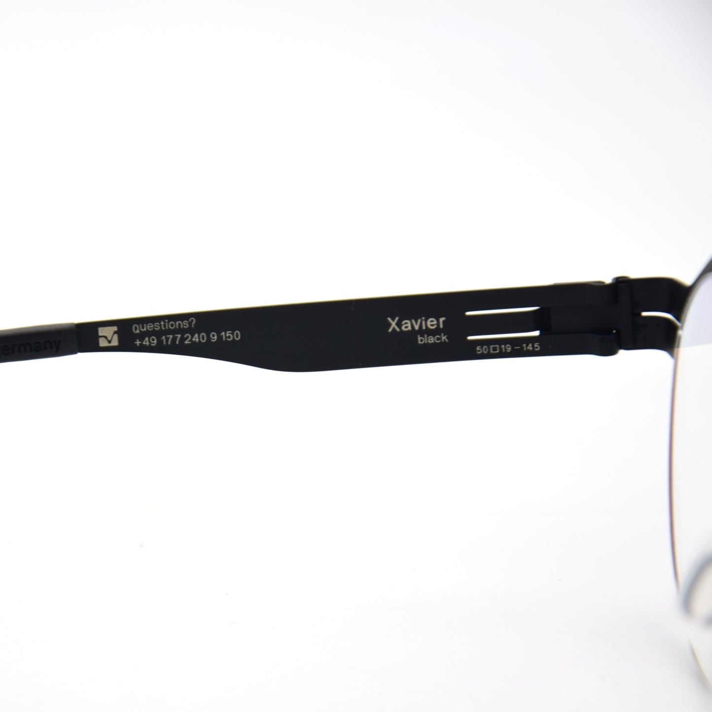 IC! BERLIN XAVIER BLACK( TITANIUM )- Made In Germany