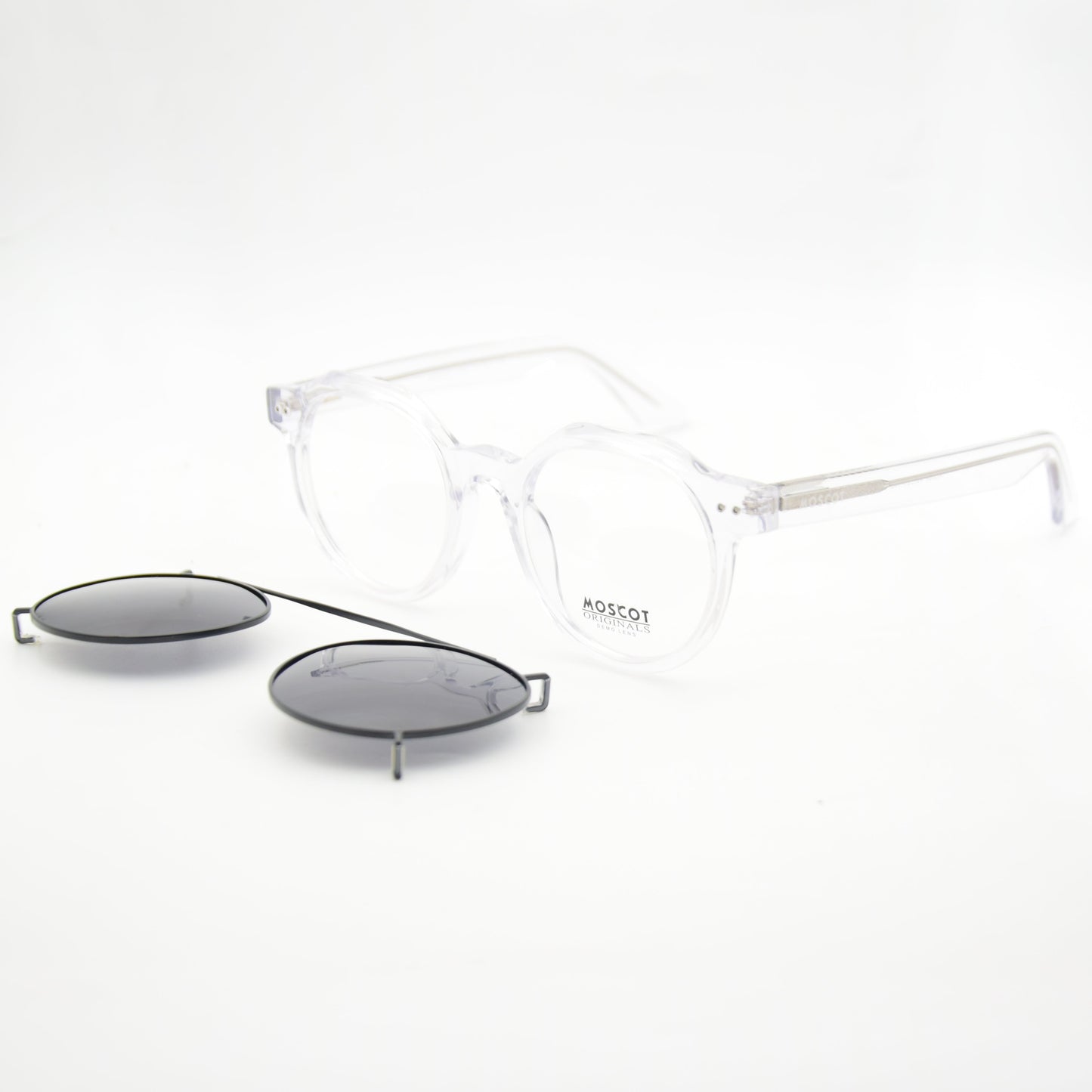 CLIPS : MOSCOT R0084 NOIR/CRYSTAL