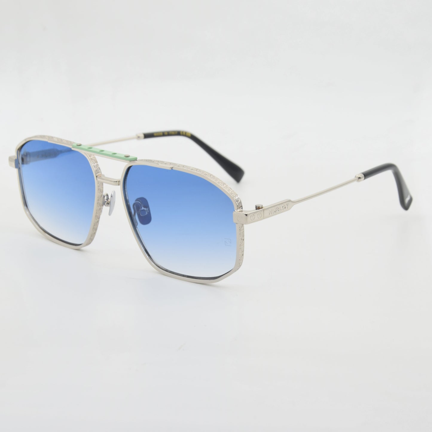 SOLAIRE : HUBLOT H306 BLEU/SILVER