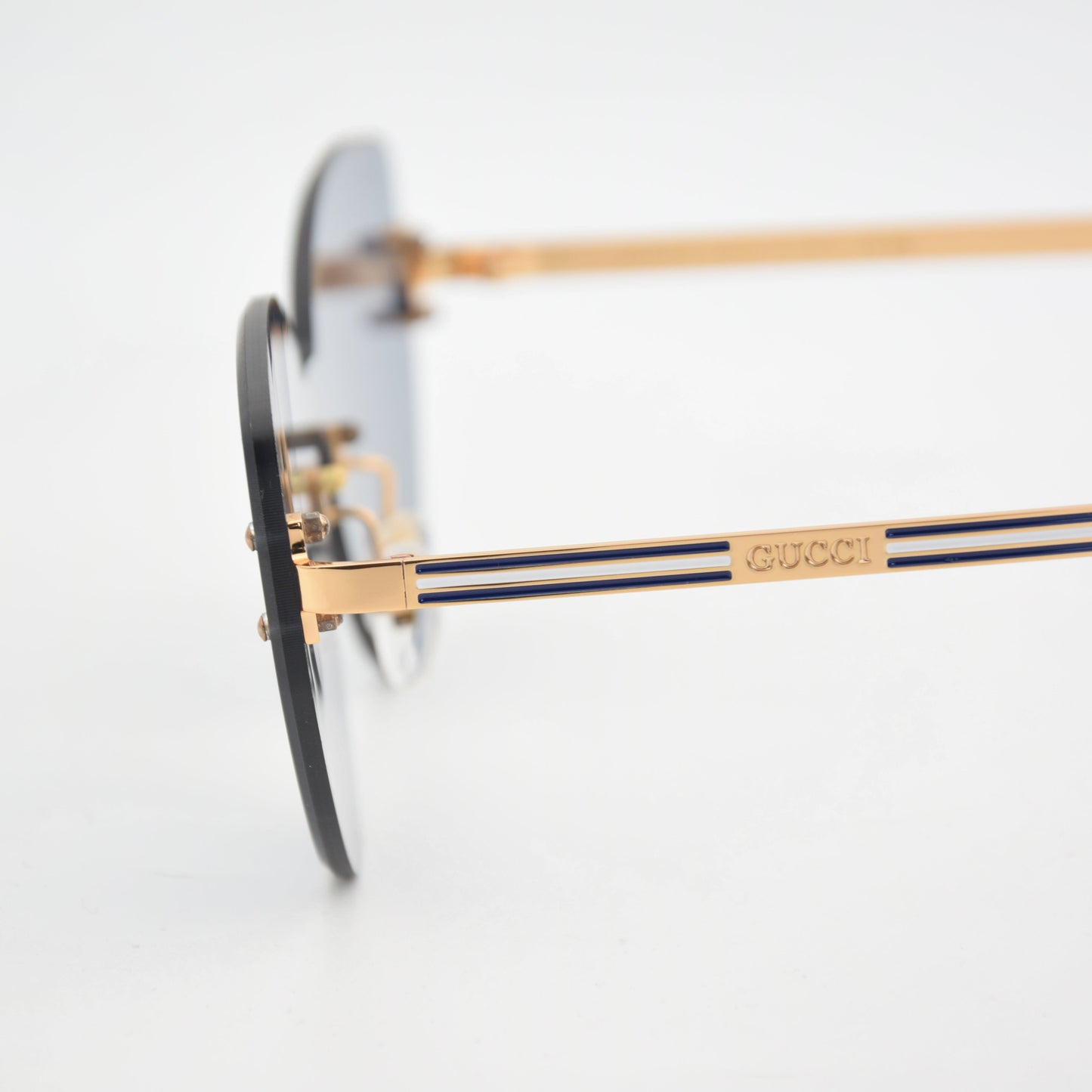 SOLAIRE :GUCCI GG1624 BLEU/GOLD