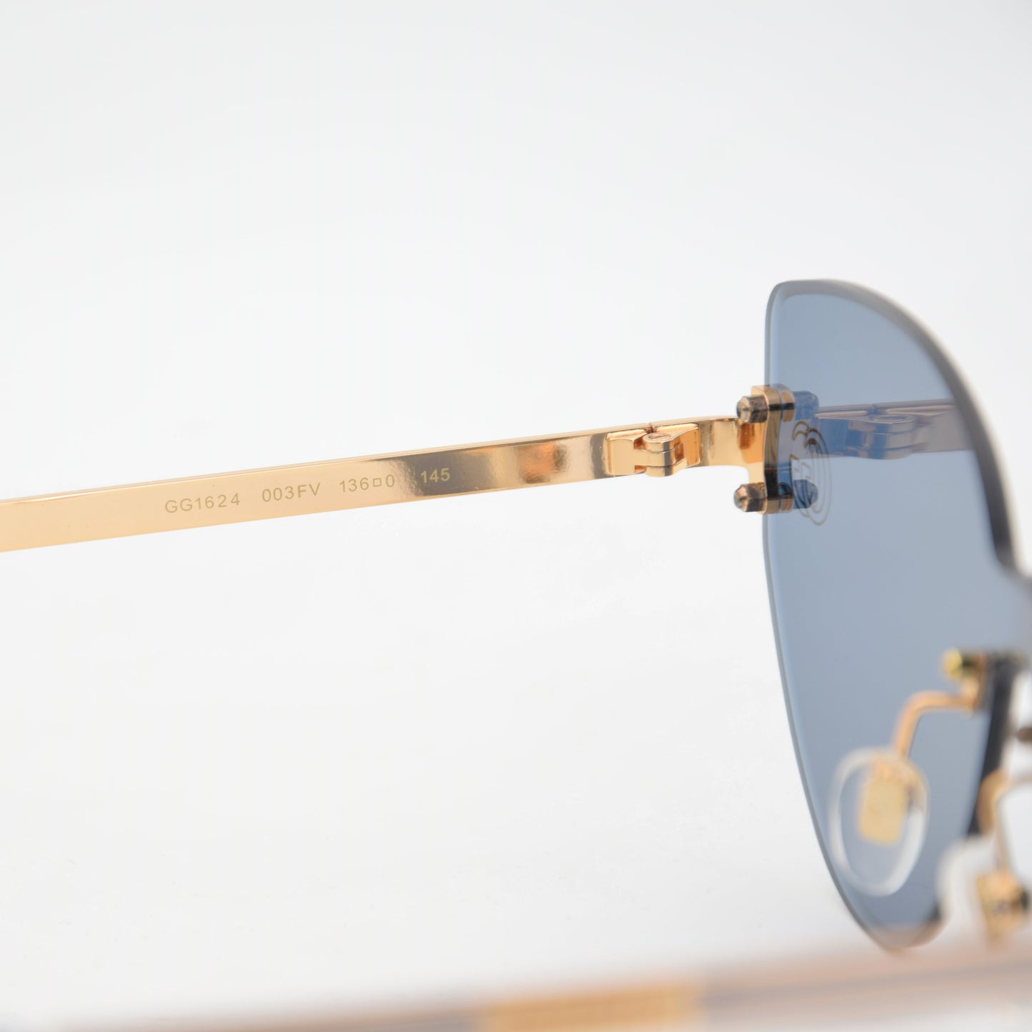 SOLAIRE :GUCCI GG1624 BLEU/GOLD