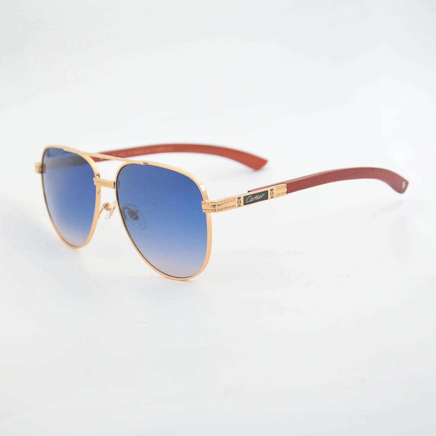 SOLAIRE :CARTIER CT0858S CAT.3 BLEU SANTOS-DUMONT