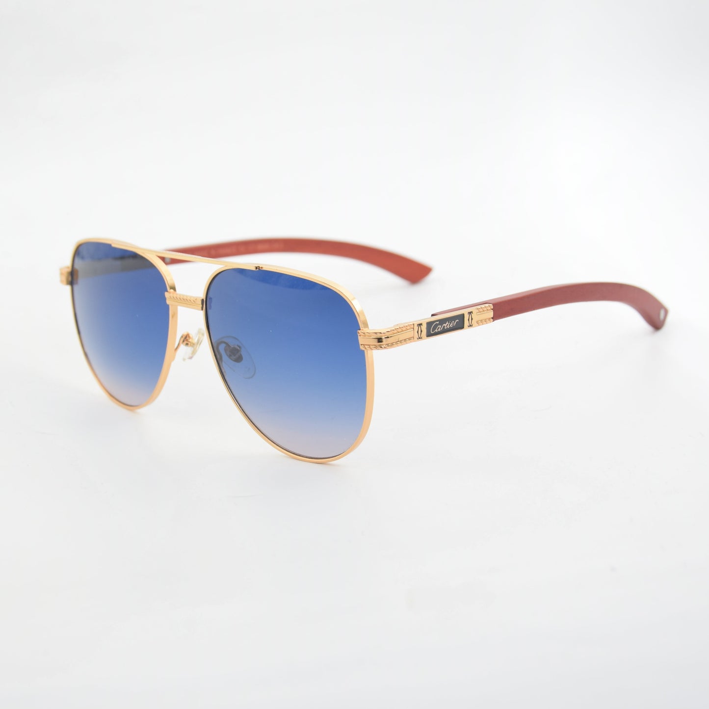 SOLAIRE :CARTIER CT0858S CAT.3 BLEU SANTOS-DUMONT