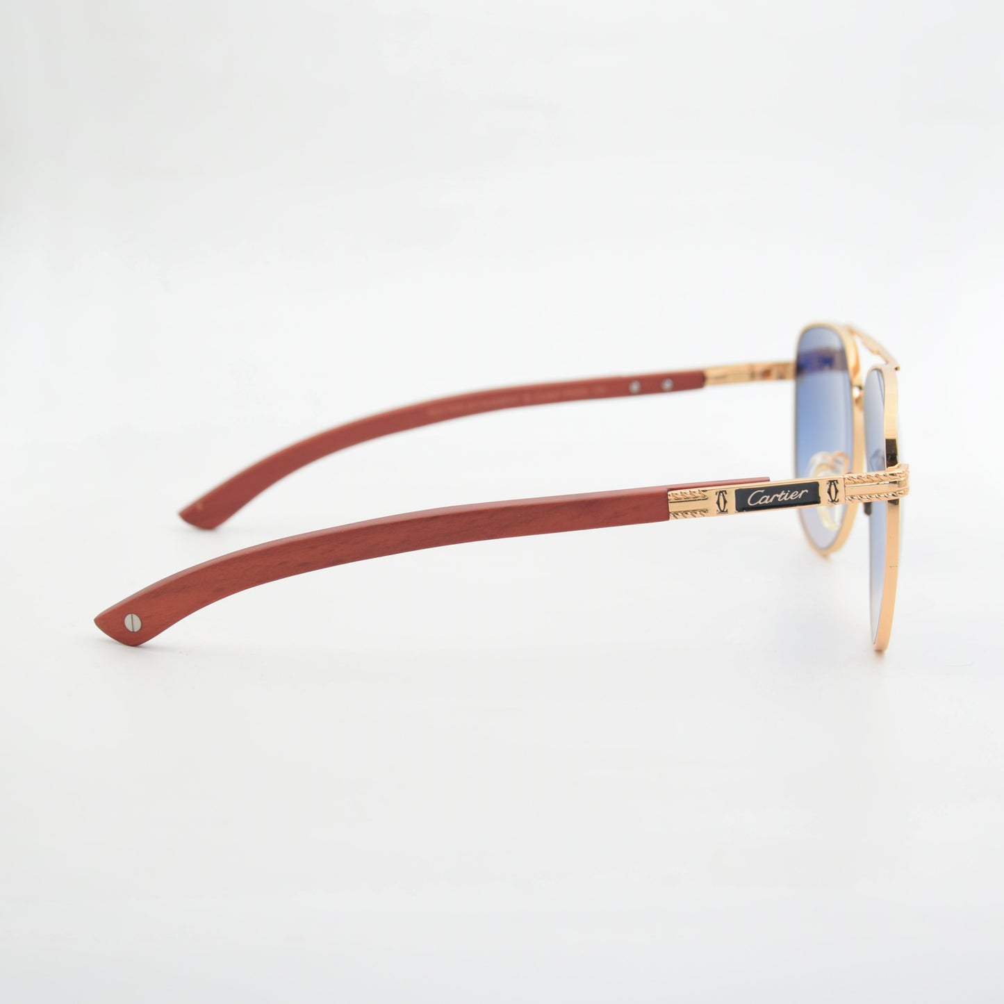 SOLAIRE :CARTIER CT0858S CAT.3 BLEU SANTOS-DUMONT