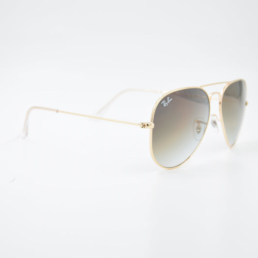 SOLAIRE :RAY-BAN RB3025 AVIATOR LARGE METAL C0012F
