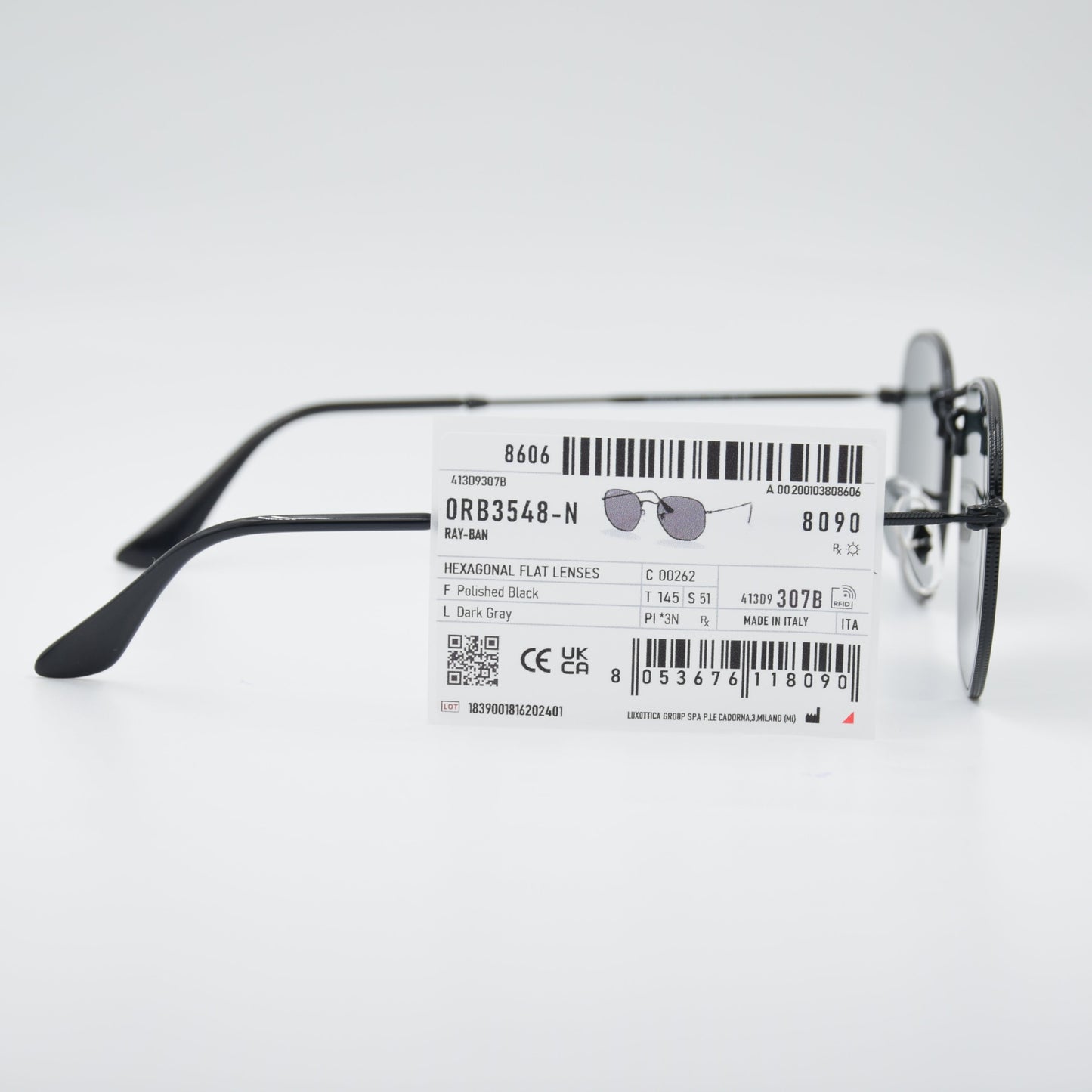 SOLAIRE :RAY-BAN RB3548-N C002/62