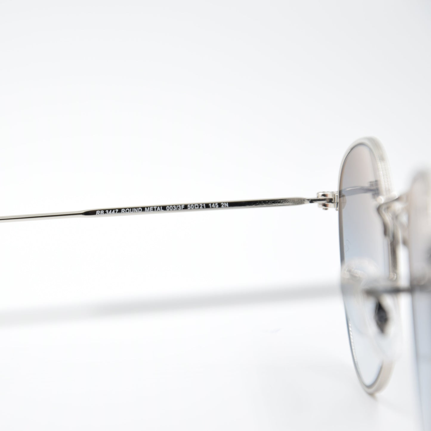 SOLAIRE :RAY-BAN RB3447 ROUND METAL 003/3F