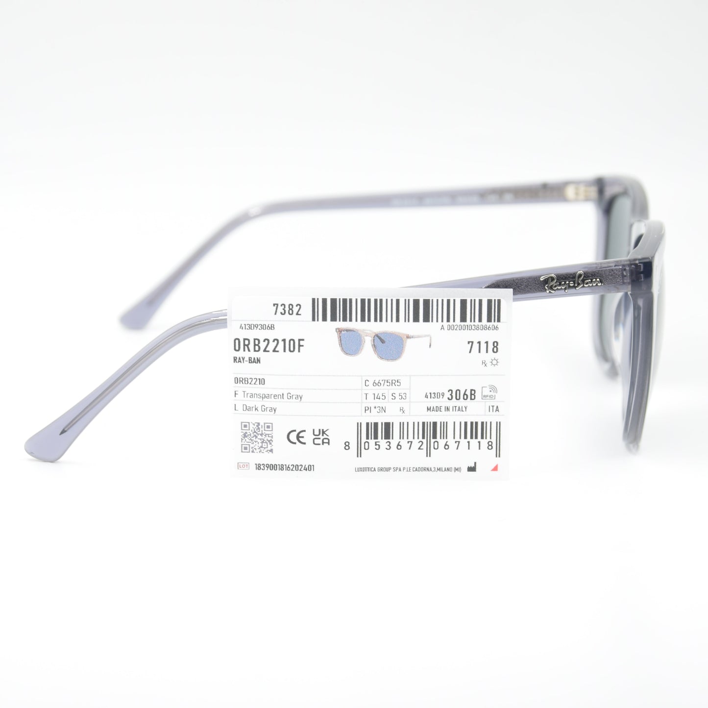 SOLAIRE :RAY-BAN RB2210 6675/R5