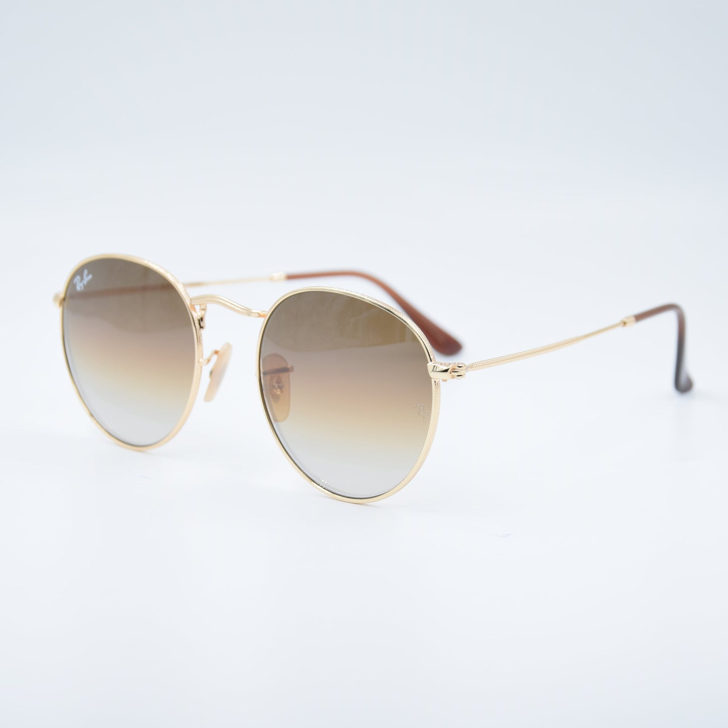 SOLAIRE :RAY-BAN RB3447 ROUND METAL 001/51