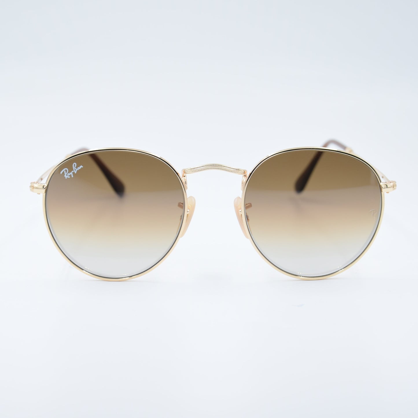 SOLAIRE :RAY-BAN RB3447 ROUND METAL 001/51
