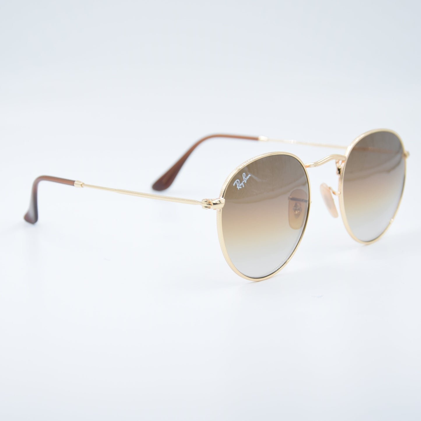 SOLAIRE :RAY-BAN RB3447 ROUND METAL 001/51