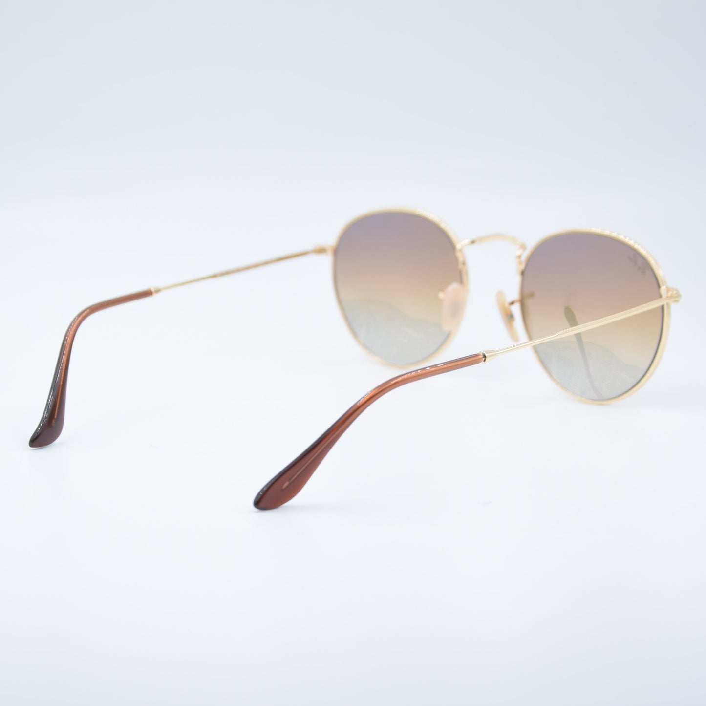 SOLAIRE :RAY-BAN RB3447 ROUND METAL 001/51